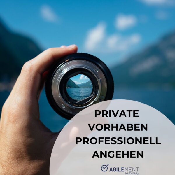Online-Kurs "Private Vorhaben professionell angehen"